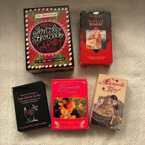 Love Tarot Card 5 Deck Bundle featuring Tarot of Sexual Magic
